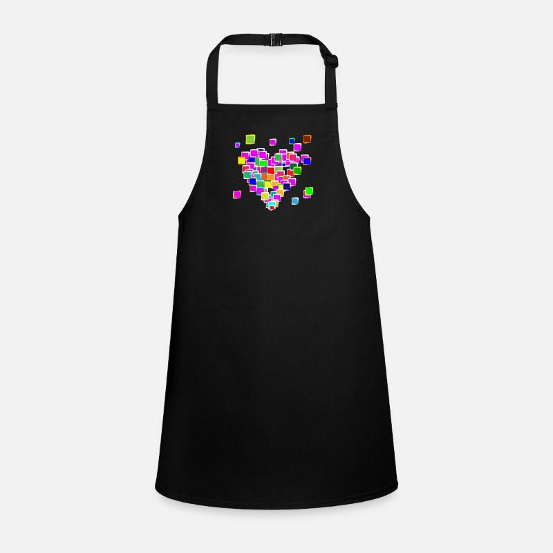 Pixel Heart Children's Apron
