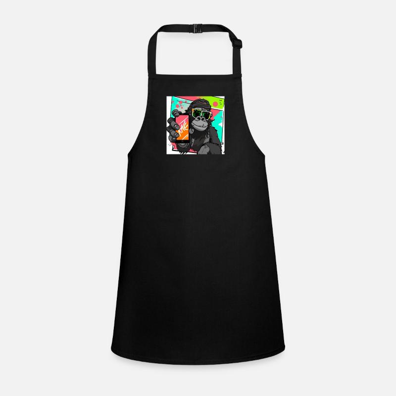 Gorilla makes Selfie V2 gift Children's Apron