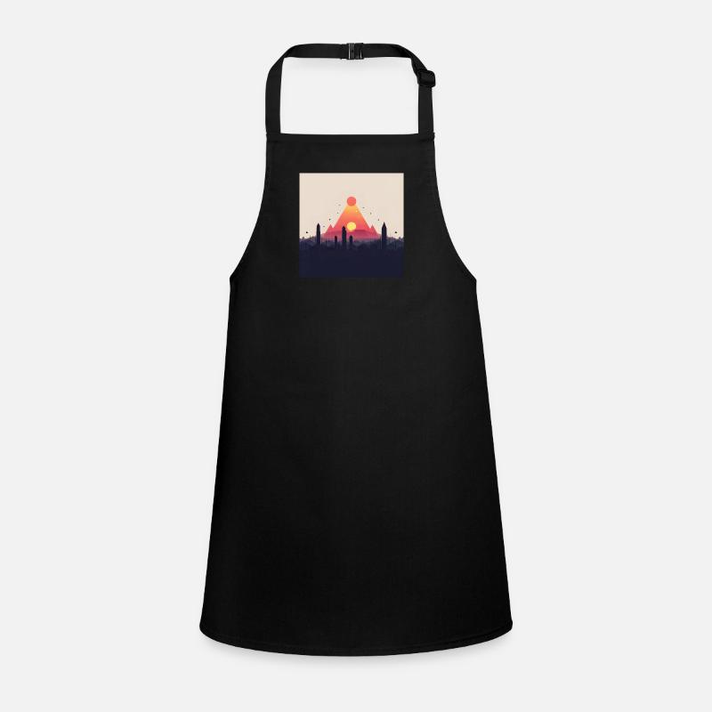 abstract pyramid Children's Apron