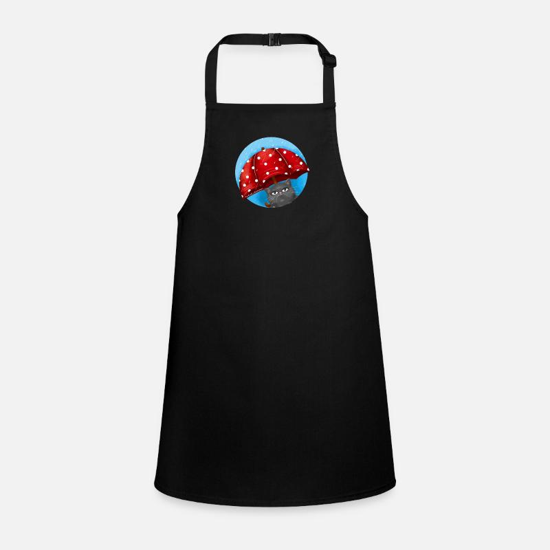 Rainy Day Cat Children's Apron