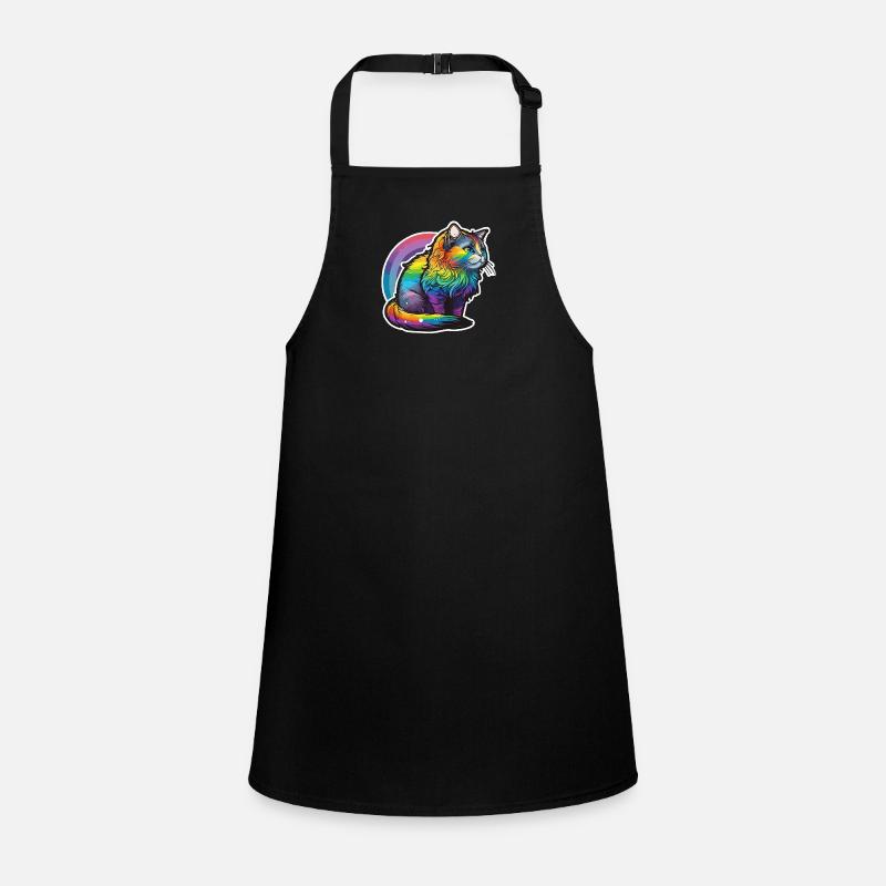 Chat arc-en-ciel Tablier Enfant