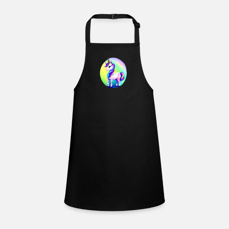 Einhorn Fabeltier Unicorn Mädchen Einhörner Schürze für Kinder