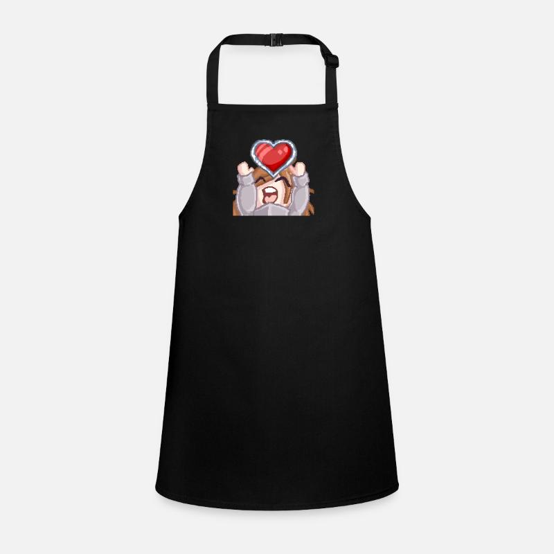 Pillowg1rl Emote mit Herz Schürze für Kinder