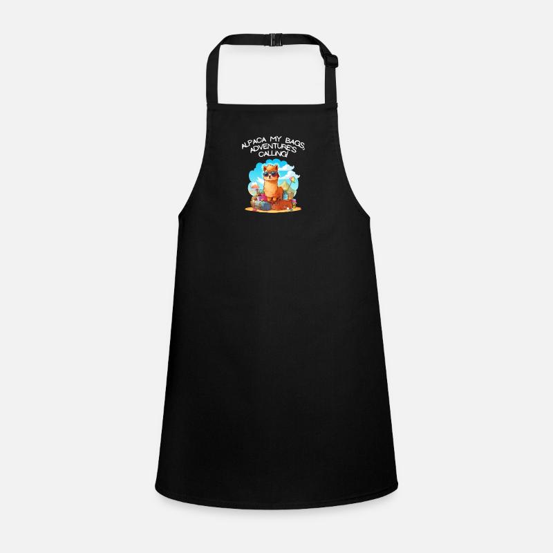 Aventure cool tu dis Alpaga Mes sacs Tee Kids Tablier Enfant
