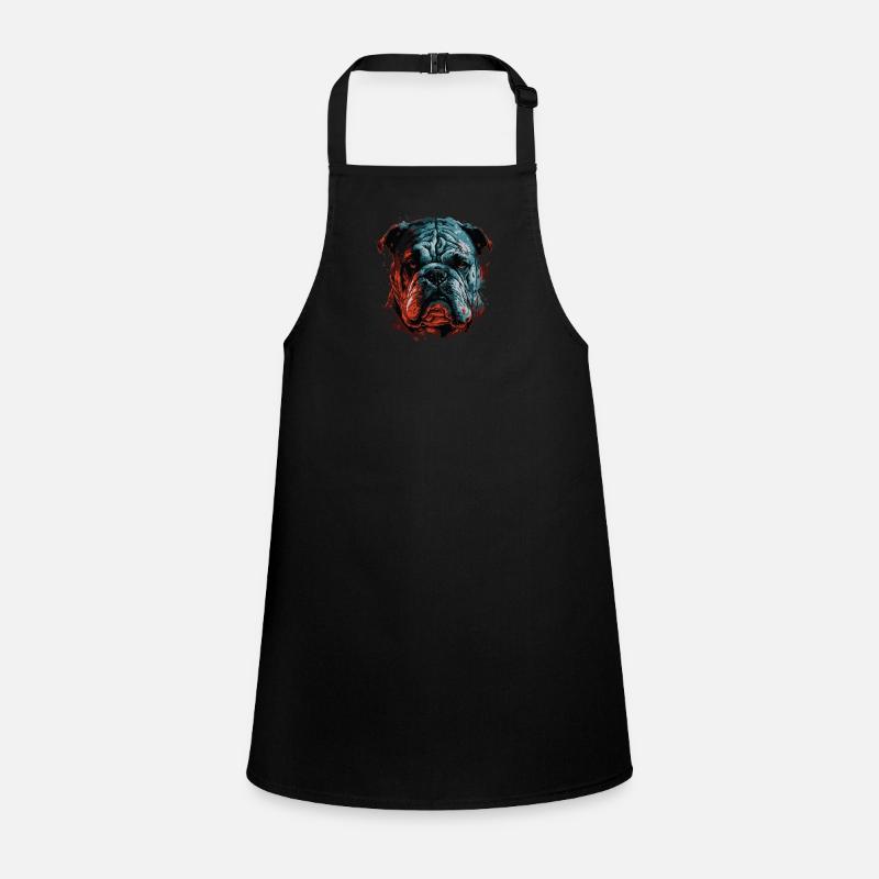 Grumpy English Bulldog Children's Apron