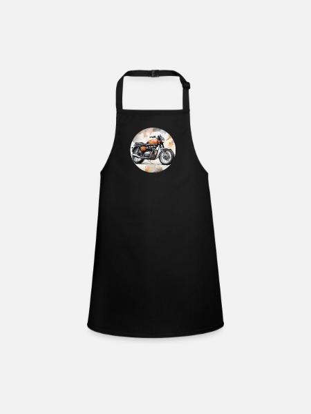 Vintage Heaven - Children's Apron - black - Front