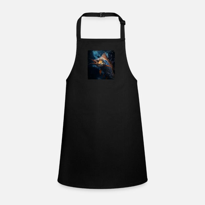 Marlin under Water Children's Apron