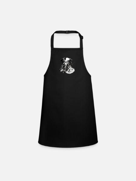 Jack le pirate - Tablier Enfant - noir - Devant