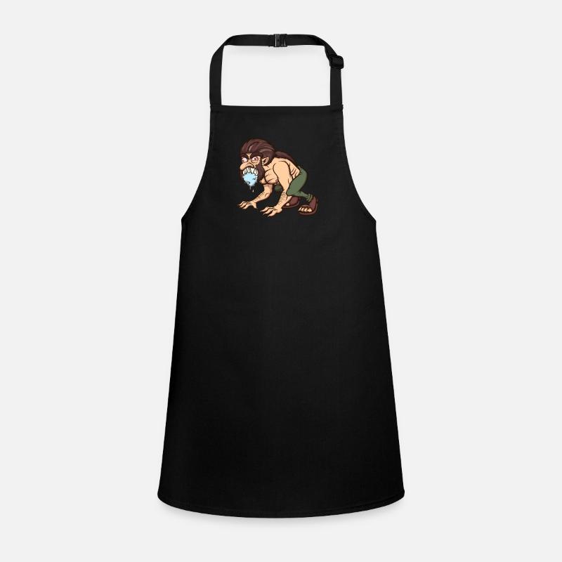 Drooling Werewolf Children's Apron