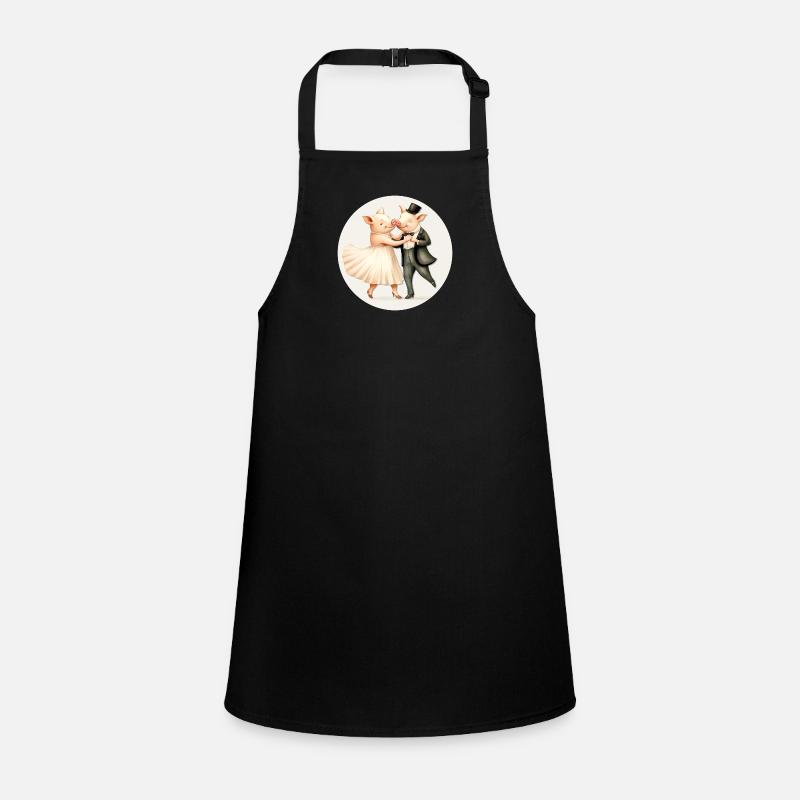 Two piggies dancing Children's Apron