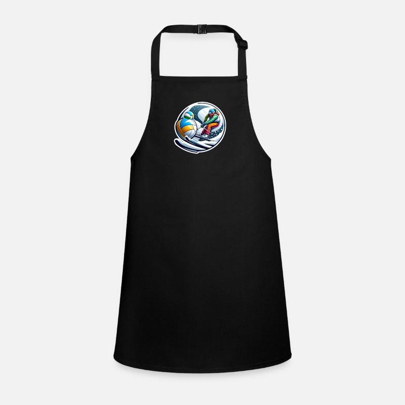Ski and volleyball lovers Children's Apron