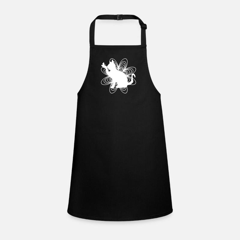 Cat White Children's Apron