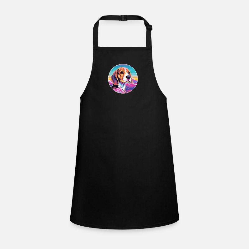 Beagle Kleiner Dufthund Hund Rasse Cartoon Kawaii Schürze für Kinder
