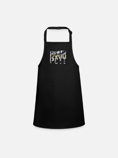 Ruhrpott lettering - Children's Apron - black - Front