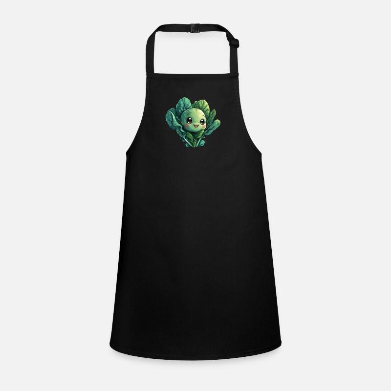 Cabbage happy comic style Children's Apron