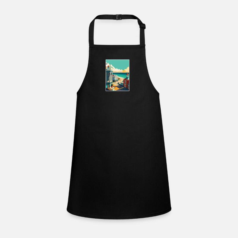 Brighton Pier Seascape Royaume-Uni Affiche de voyage Vintage Tablier Enfant
