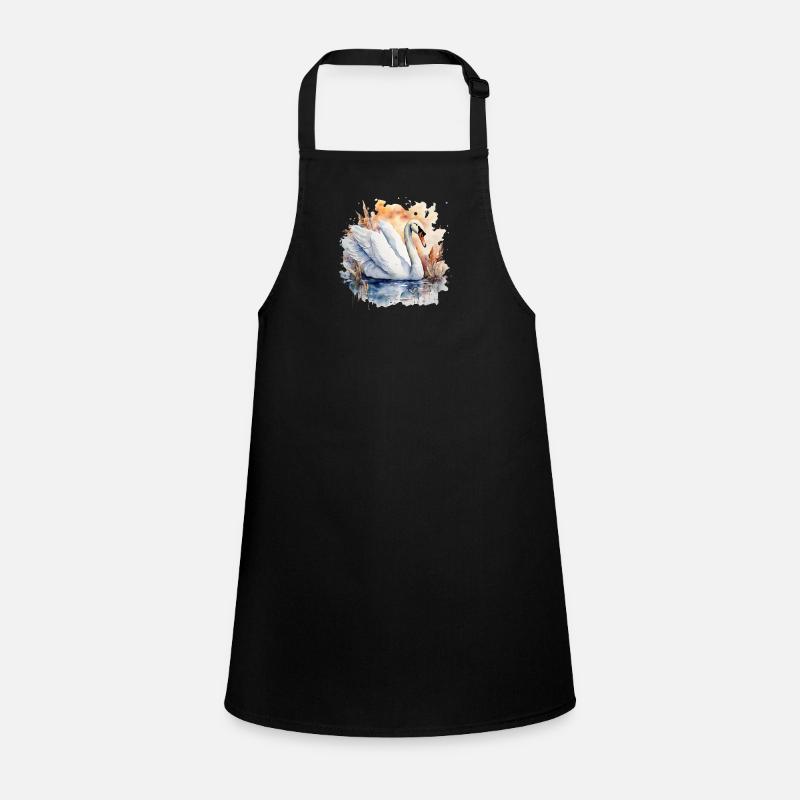Cygne animal de puissance Tablier Enfant