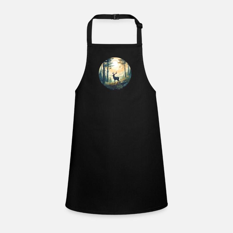 Lonely deer Children's Apron