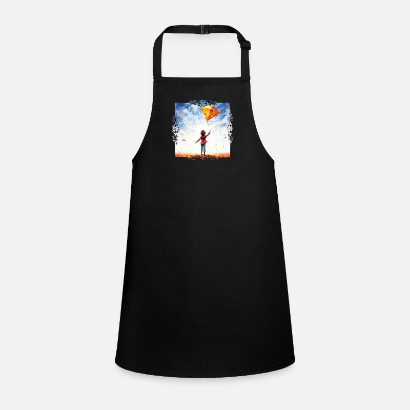 Flying kites is fun Children's Apron