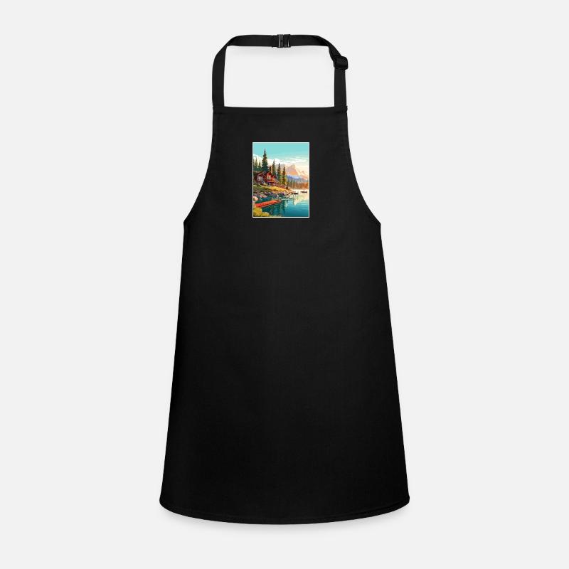 Lac Tahoe Nevada Vintage voyage affiche Souvenir Tablier Enfant
