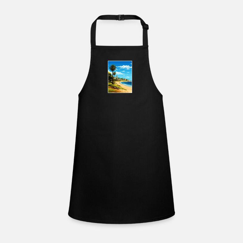 Cottesloe Beach Australien Vintage Reiseposter Schürze für Kinder