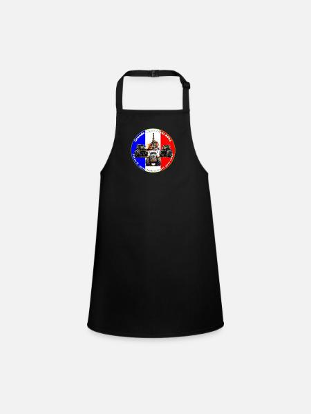 La souveraineté nationale appartient au peuple - Tablier Enfant - noir - Devant