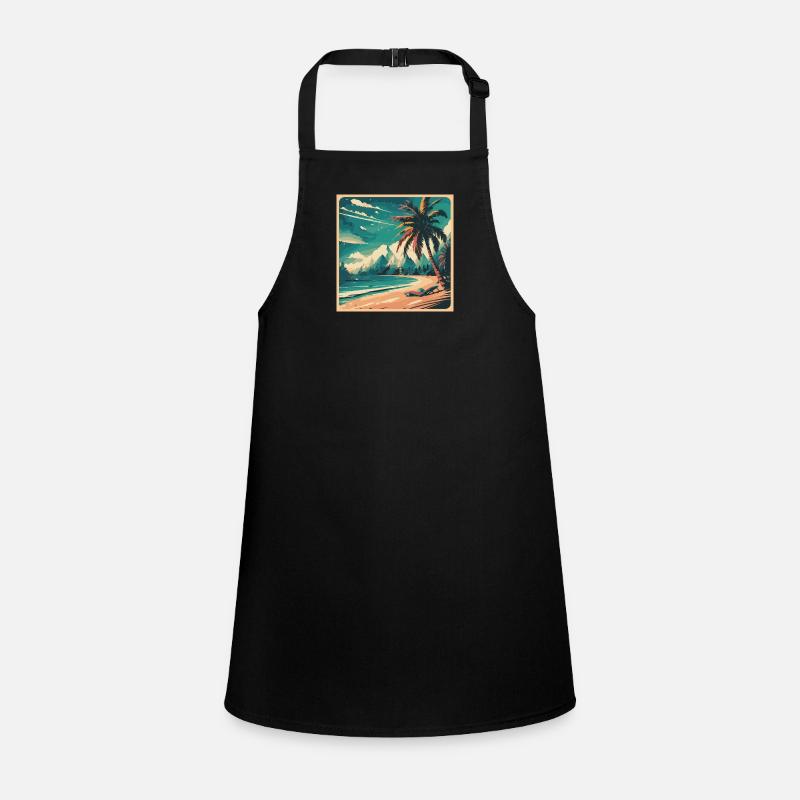 Palm Tree Magic: Summer Beach Shirt Children's Apron