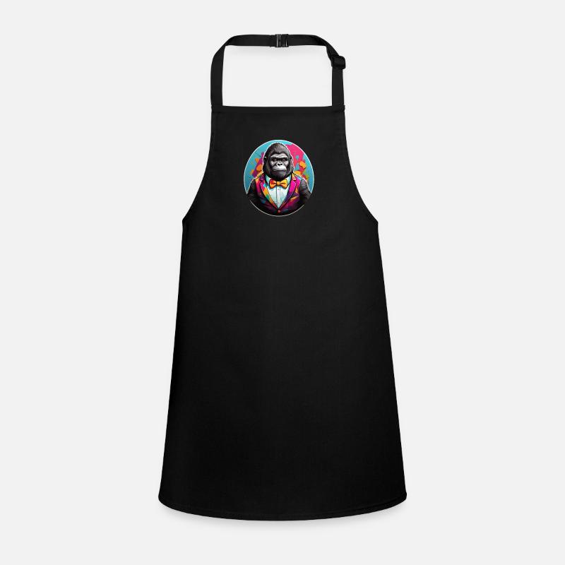Funny Comic Gorilla Children's Apron