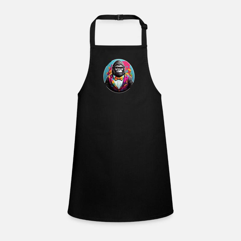 Funny Comic Gorilla Children's Apron