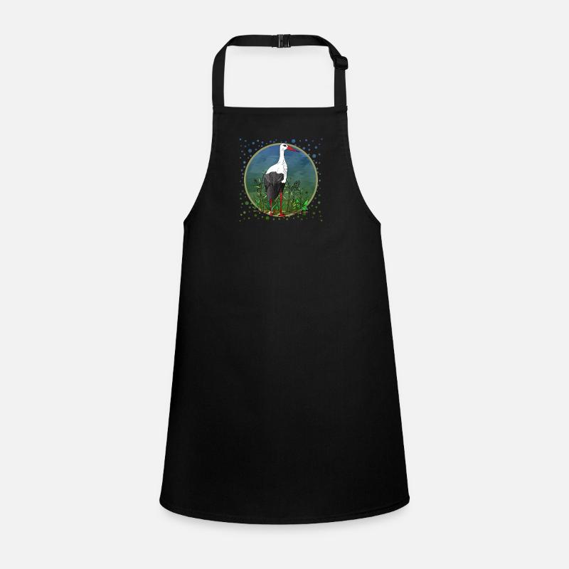 Stork bird Children's Apron