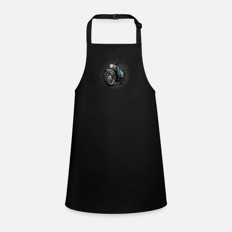 Schwalbe Tuning (turquoise / rust) // Illustration Children's Apron