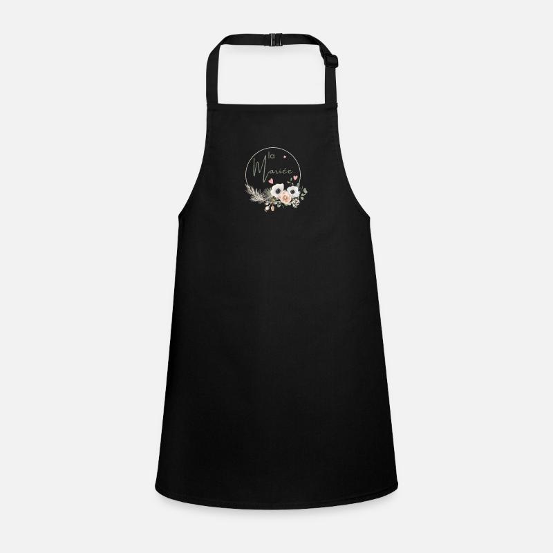 Bridal Crown Boho Flowers Children's Apron