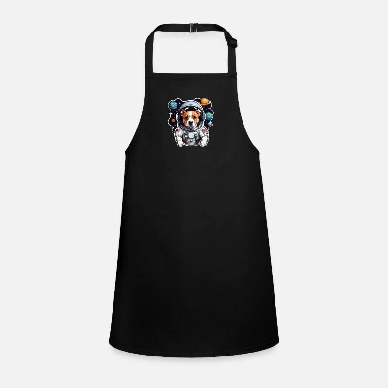 Space Dog with Planets Children's Apron