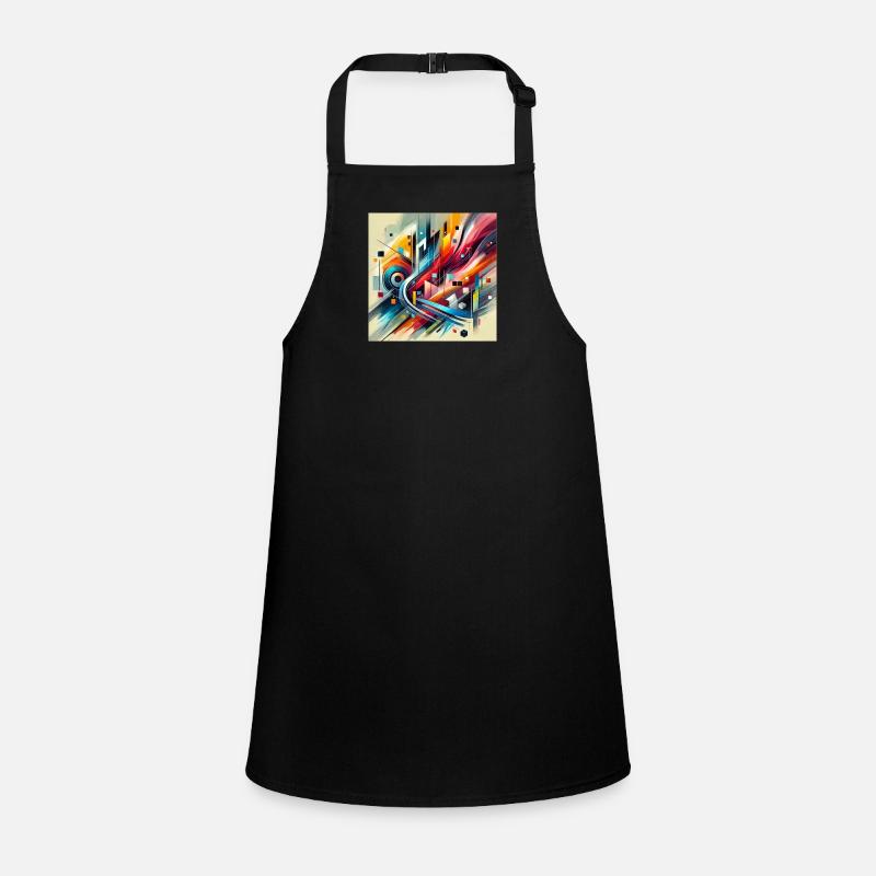 Living Harmony - Abstract Painting Children's Apron