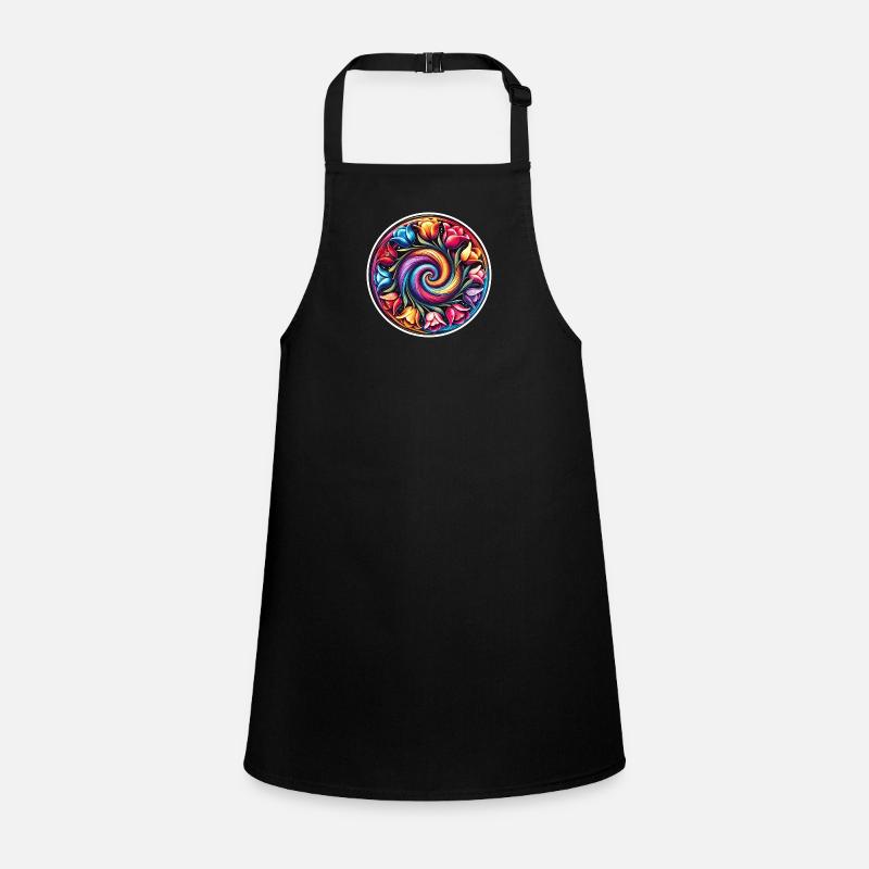 Tulip wreath colorful Children's Apron