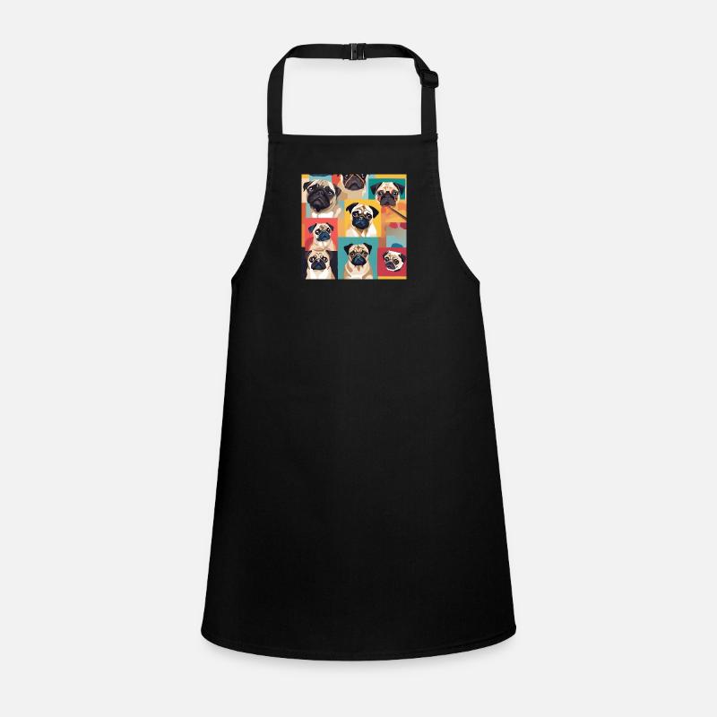 Pug Collage Children's Apron