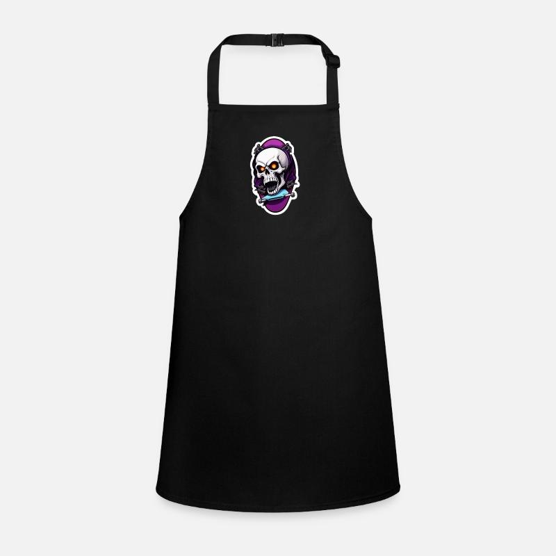 Totenkopf Skater Schürze für Kinder