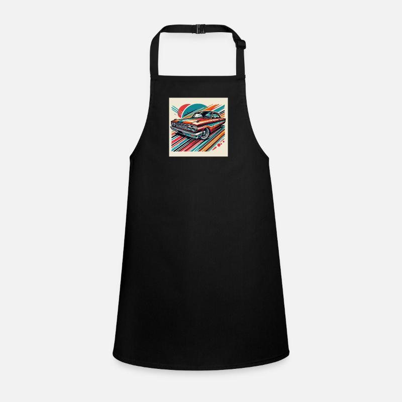 Retro classic car Children's Apron
