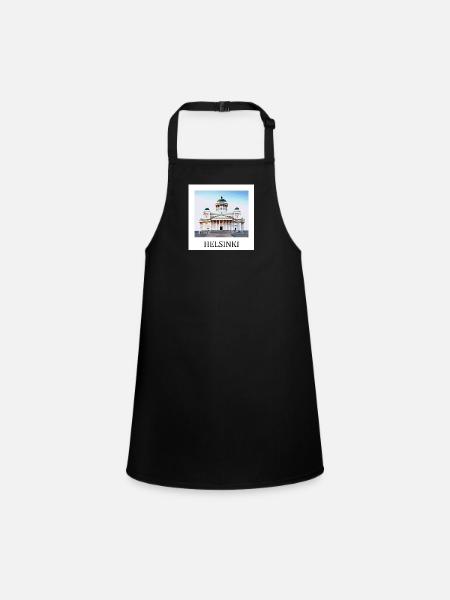 Helsinki - Children's Apron - black - Front