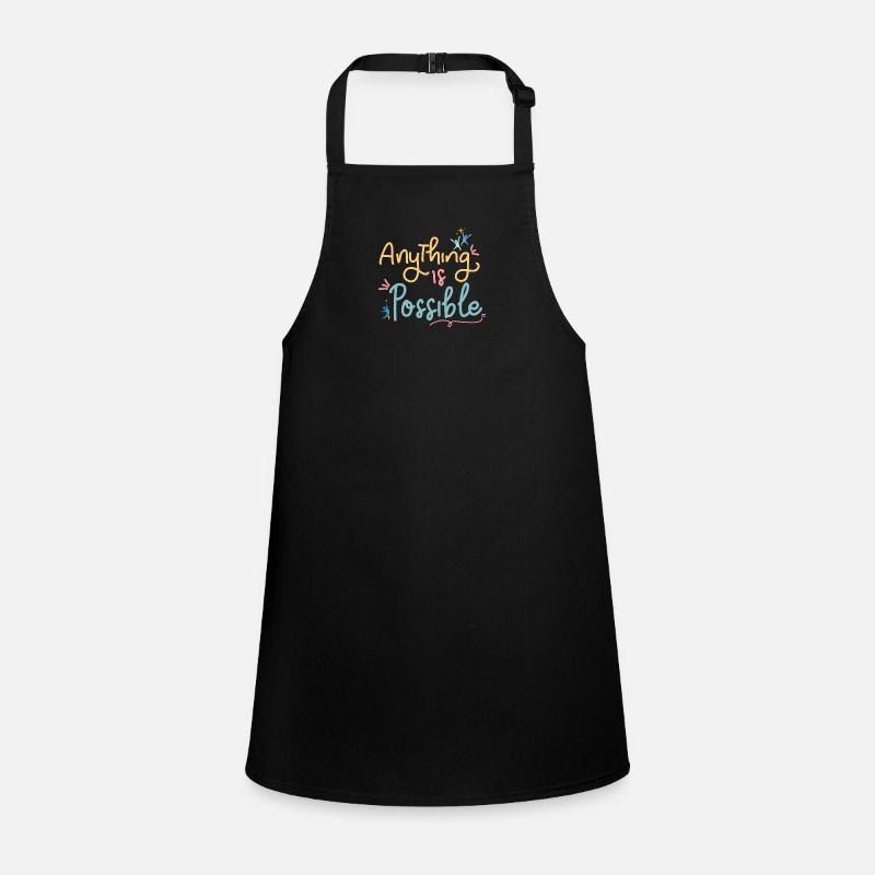 "Anything Is Possible" Motivational Design Children's Apron
