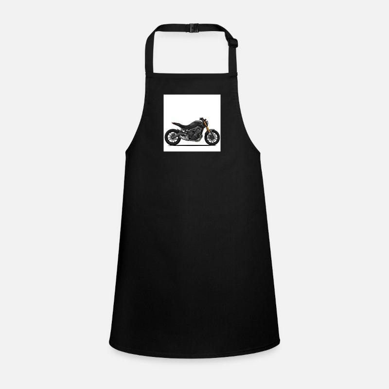 Schwarzes Morrad Design - Freiheit Schürze für Kinder