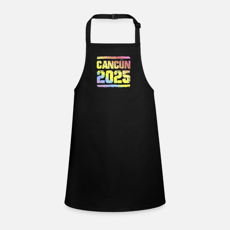 Cancun 2025 Colorful Children's Apron