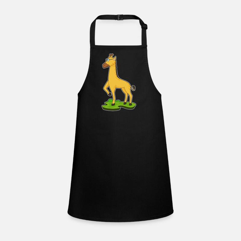 Giraffe Brille Schürze für Kinder