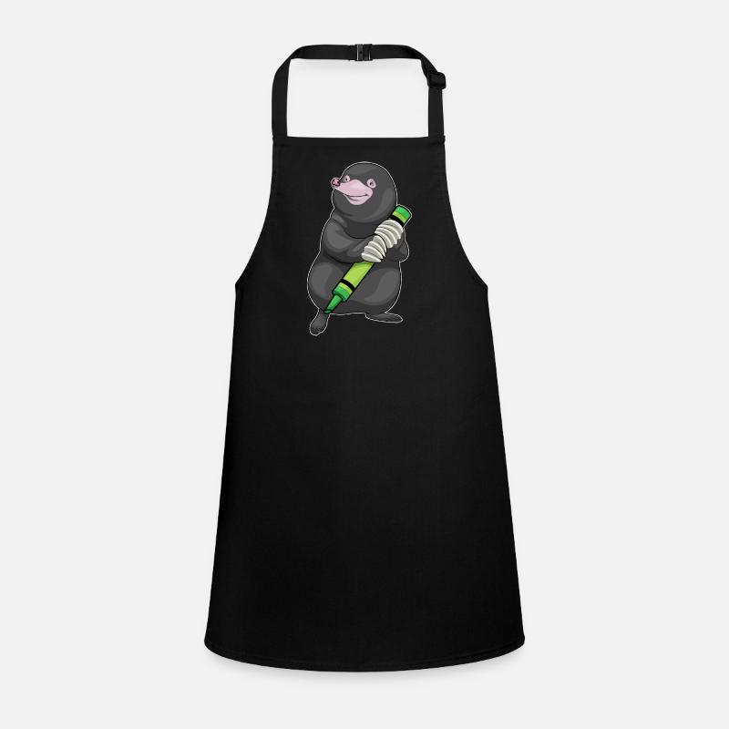 Mole Pupil Crayon School Children's Apron