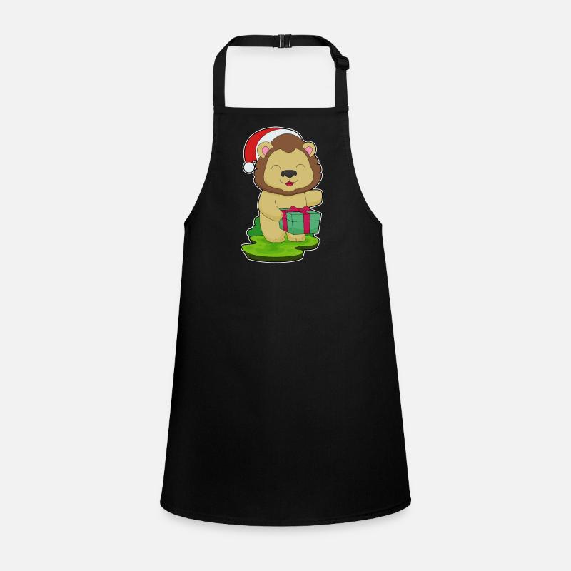 Lion Christmas Package Children's Apron