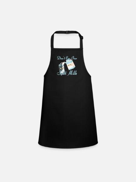 Milkman Buveur de lait - Tablier Enfant - noir - Devant