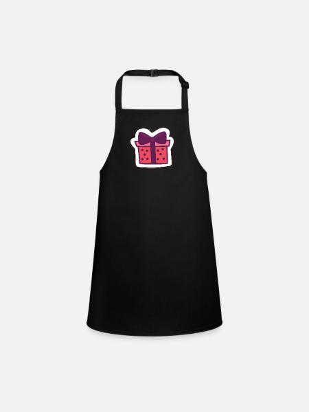 Cadeau - Tablier Enfant - noir - Devant
