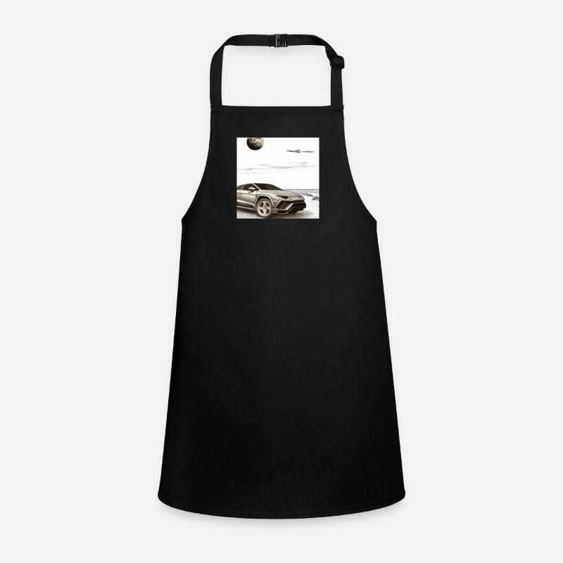 SUV on the beach Children's Apron