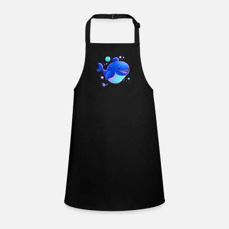 Baleine douce - Tablier Enfant - noir