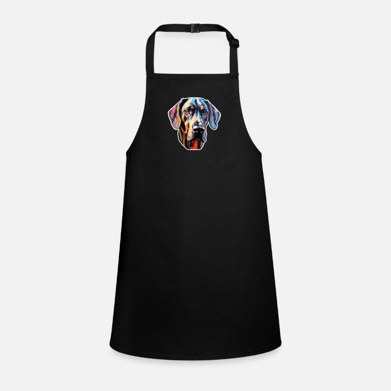 Danish Great Dane psychedelic Children's Apron